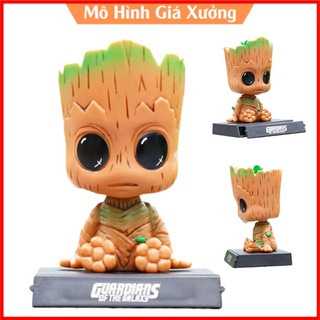 Mô hình groot lắc đầu cao 13cm - mô hình avengers lắc đầu