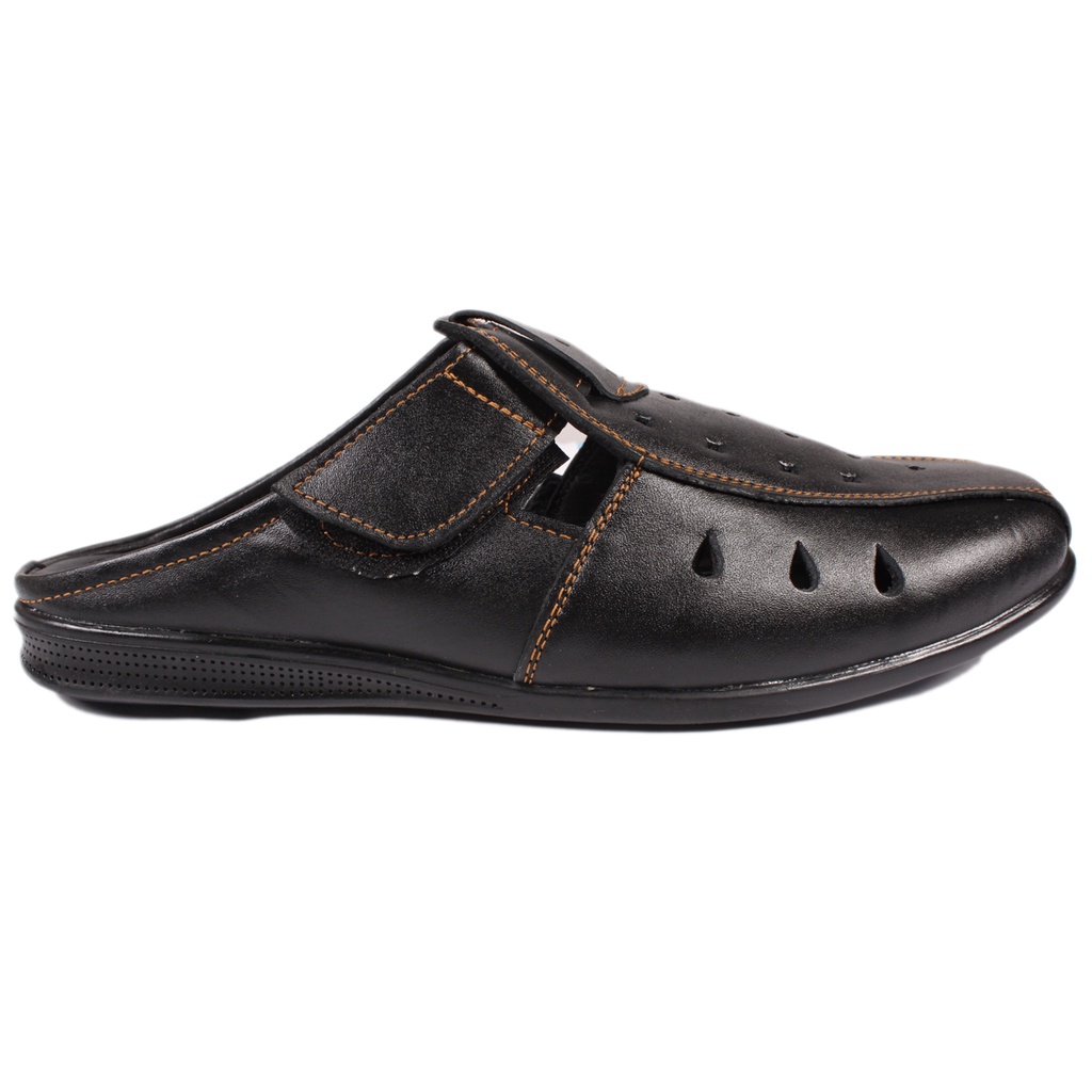 HP7517 - Giày rọ sabo nam Huy Hoàng màu đen