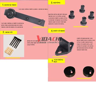 BỘ RAY TRƯỢT CỬA LÙA 1.5M ( bộ ), ray trượt lùa, ray cửa, cửa lùa
