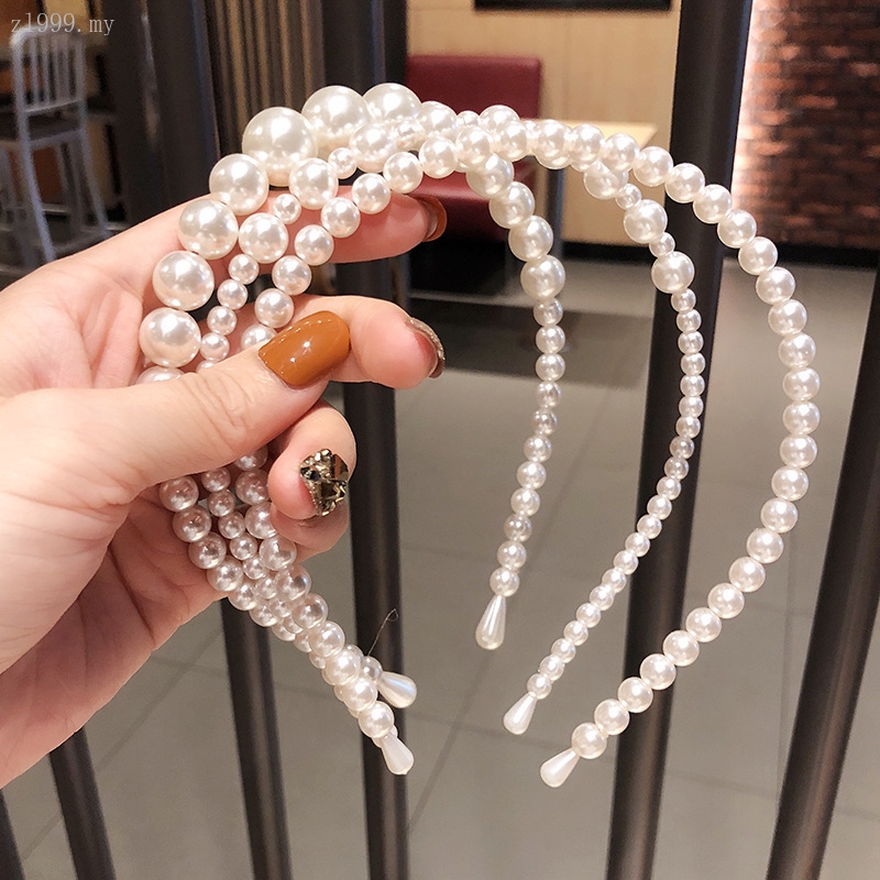 Cài Tóc Đính Cườm Phong Cách Hàn Quốc Dành Cho Nữ