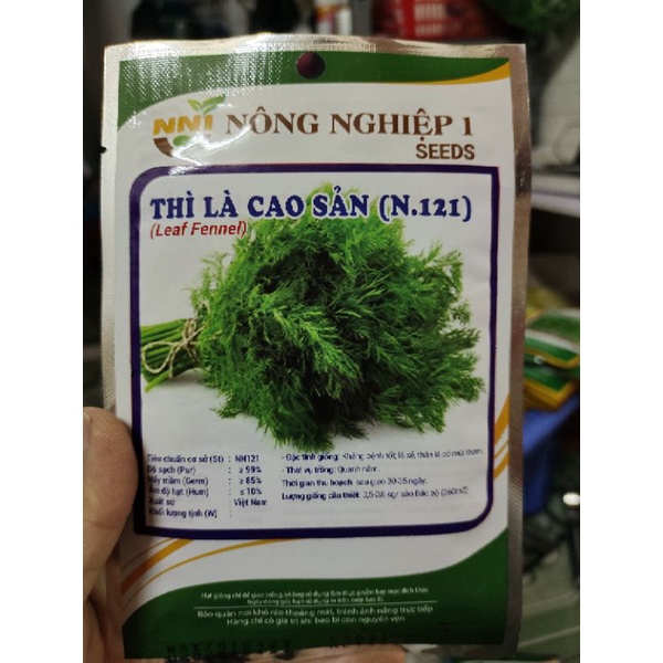 HẠT GIỐNG RAU THÌ LÀ 4 MÙA CAO SẢN 20G