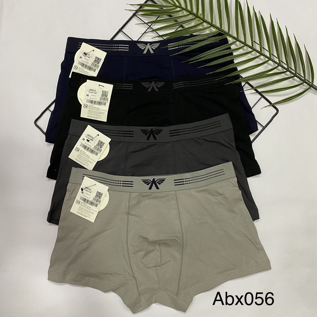 Quần lót nam Aristino ABX056 kiểu sịp đùi boxer chất liệu cotton mềm mại thoáng mát dễ chịu cao cấp chính hãng