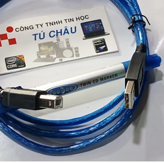 Cáp máy in USB 2.0 ra đầu Máy In (USB 2.0 B Male) - Cáp dài 1.5M