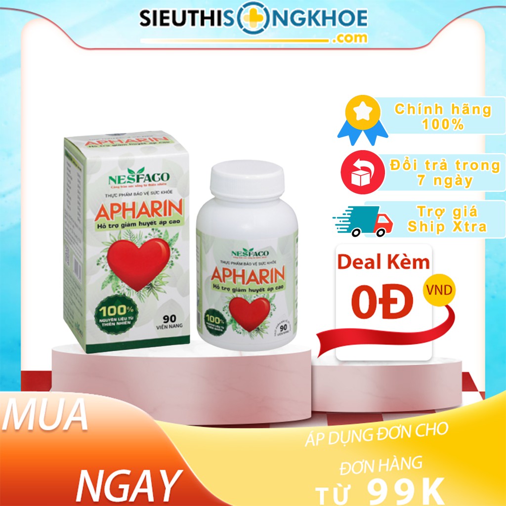 Apharin - Viên Uống Hỗ Trợ Cao Huyết Áp