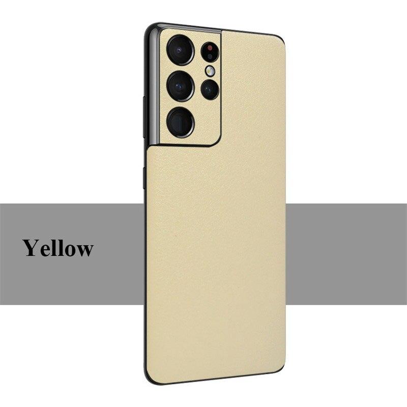 Miếng Dán Giả Da Nhám Bảo Vệ Chống In Dấu Vân Tay Cho Điện Thoại Samsung Galaxy S23 Plus Ultra