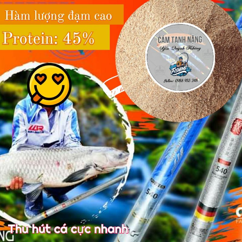1 Kg Chất tanh nặng làm Mồi câu | Yến Quỳnh Fishing