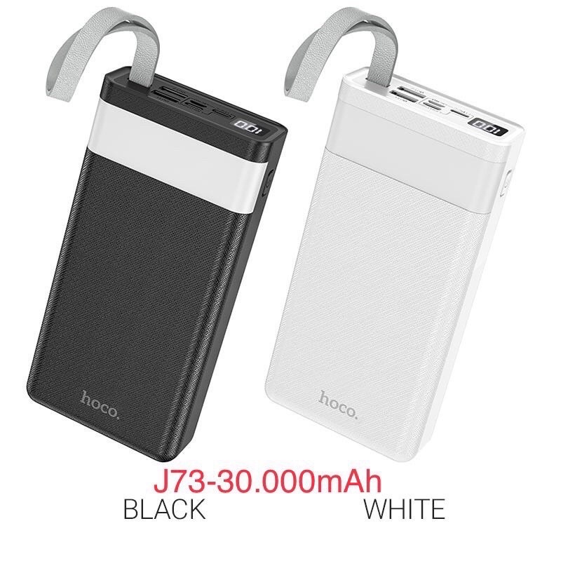 Sạc dự phòng 30000mah chính hãng Hoco J73 đèn pin siêu sáng