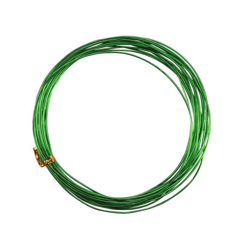 9 Cuộn Dây Nhôm Làm Cây Bonsai 3 Kích Cỡ (1.0 Mm,1.5 Mm,2.0 Mm), Total 147 Feet (Màu Xanh Lá)