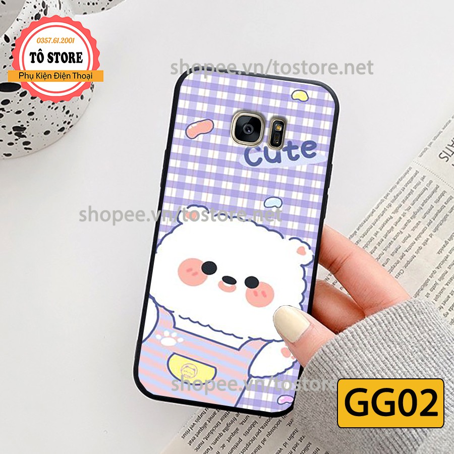 Ốp lưng Samsung Note Fe/Note 7 Fe / S6 / S6 Edge / S7 / S7 Edge / Note 5 in hình Gấu đáng yêu
