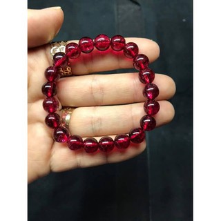 VÒNG TAY MÀU ƯU LINH ĐỎ HỒNG 8LY