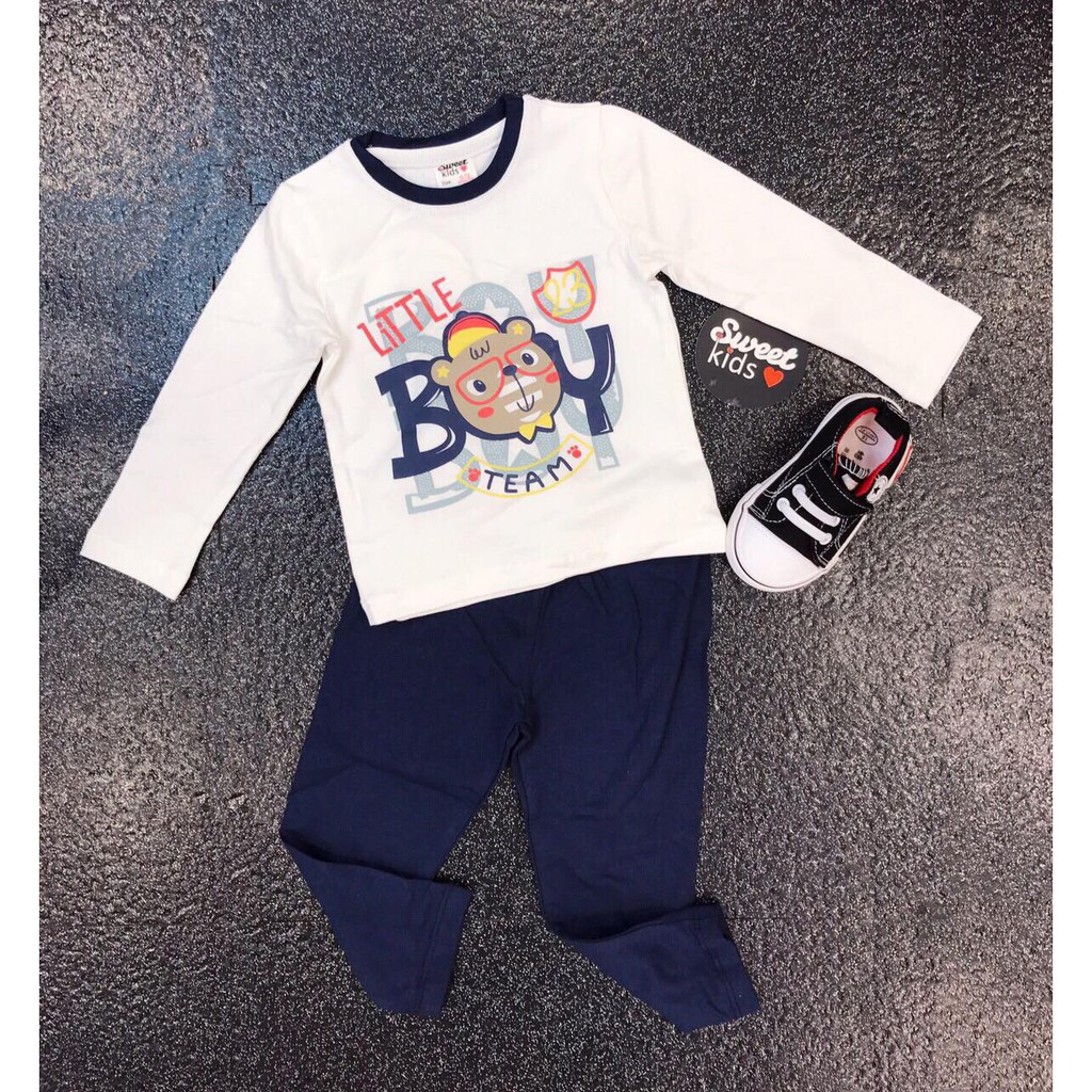 Bộ dài tay cotton sweet kids 419Bộ dài tay cotton sweet kids 419