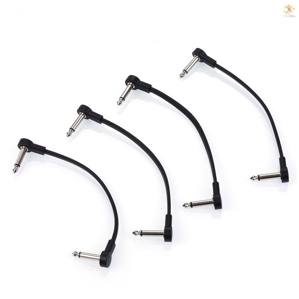 Set 4 Dây Cáp Nối Bàn Đạp Đàn Guitar Ac-8 6 Inch Và 1 / 4 Inch