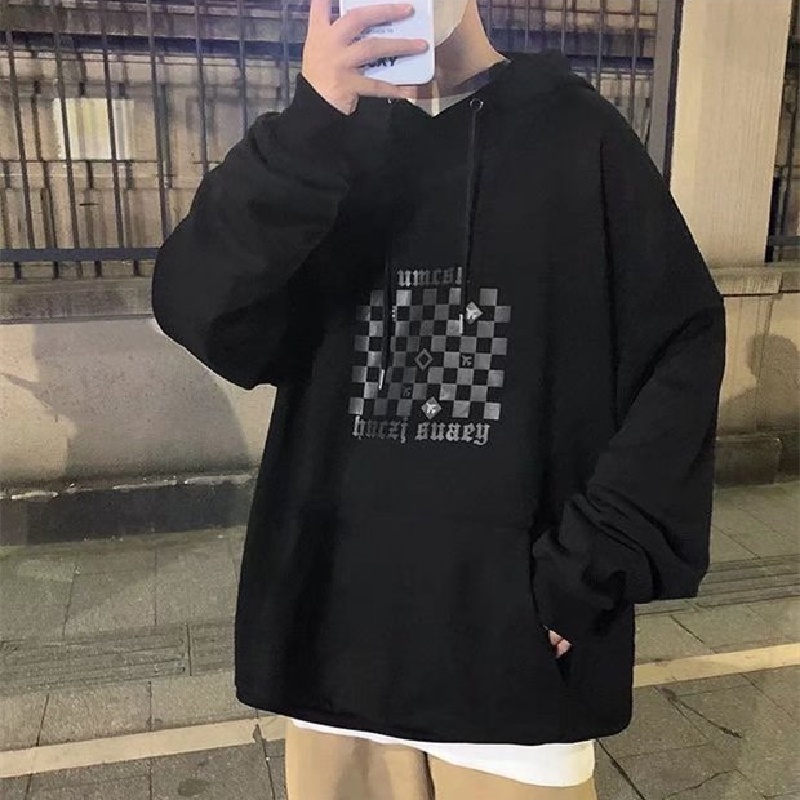 Áo hoodie Thể Thao Dáng Rộng In Họa Tiết Phong Cách Hip Hop Nhật Bản Thời Trang Cho Nam Và Nữ Cỡ M-5XL