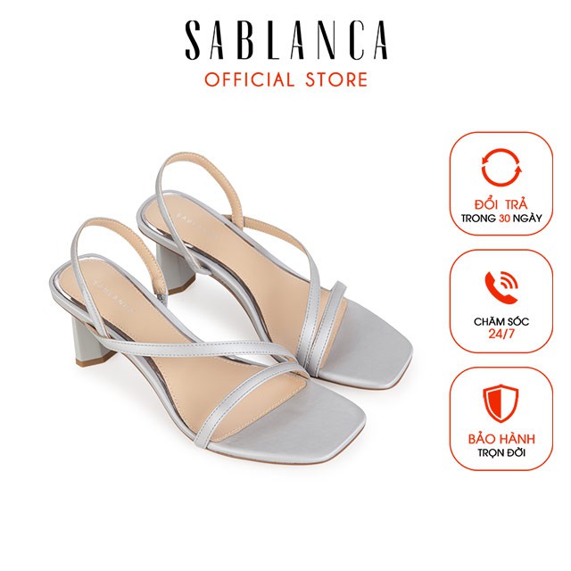 Giày sandal cao gót quai mảnh - Sablanca 5050SN0131