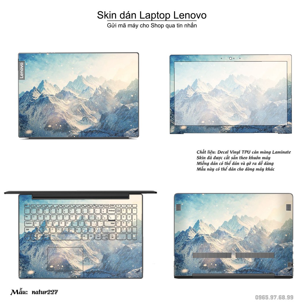 Skin dán Laptop Lenovo in hình thiên nhiên _nhiều mẫu 9 (inbox mã máy cho Shop)
