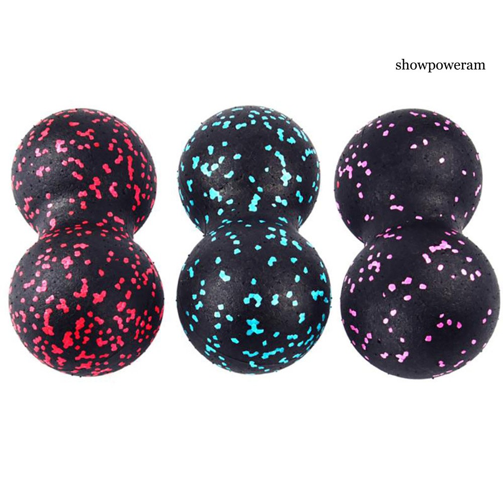 SPA EVA Peanut Dual Ball Yoga Fitness Roller Muscle Fascia Relax Body Foot Massager