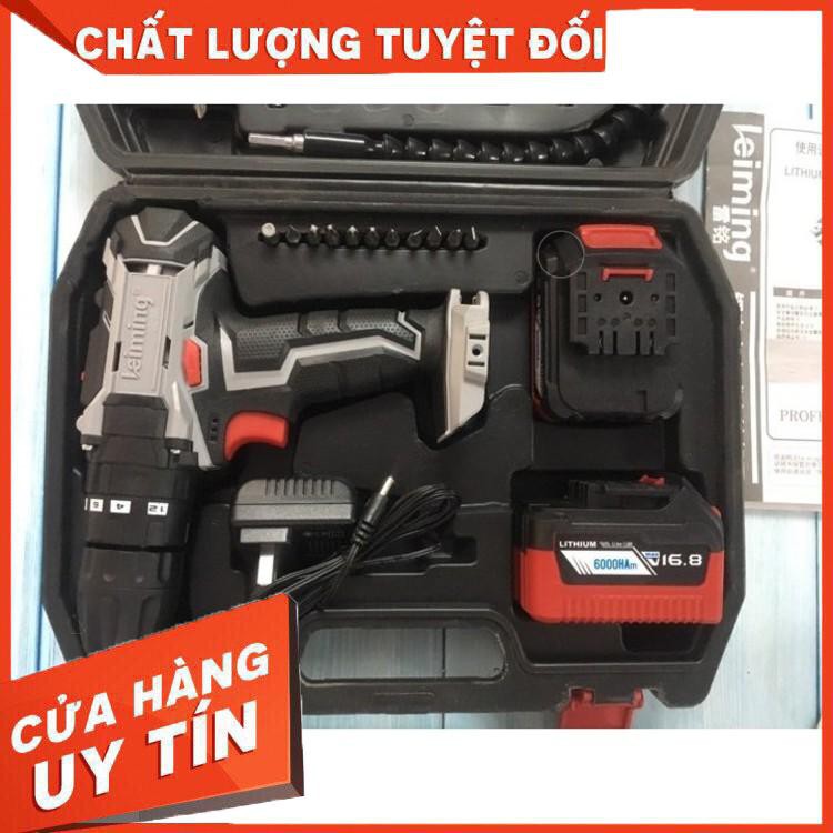 MÁY KHOAN VÀ VẶN VÍT CHẠY PIN LEIMING