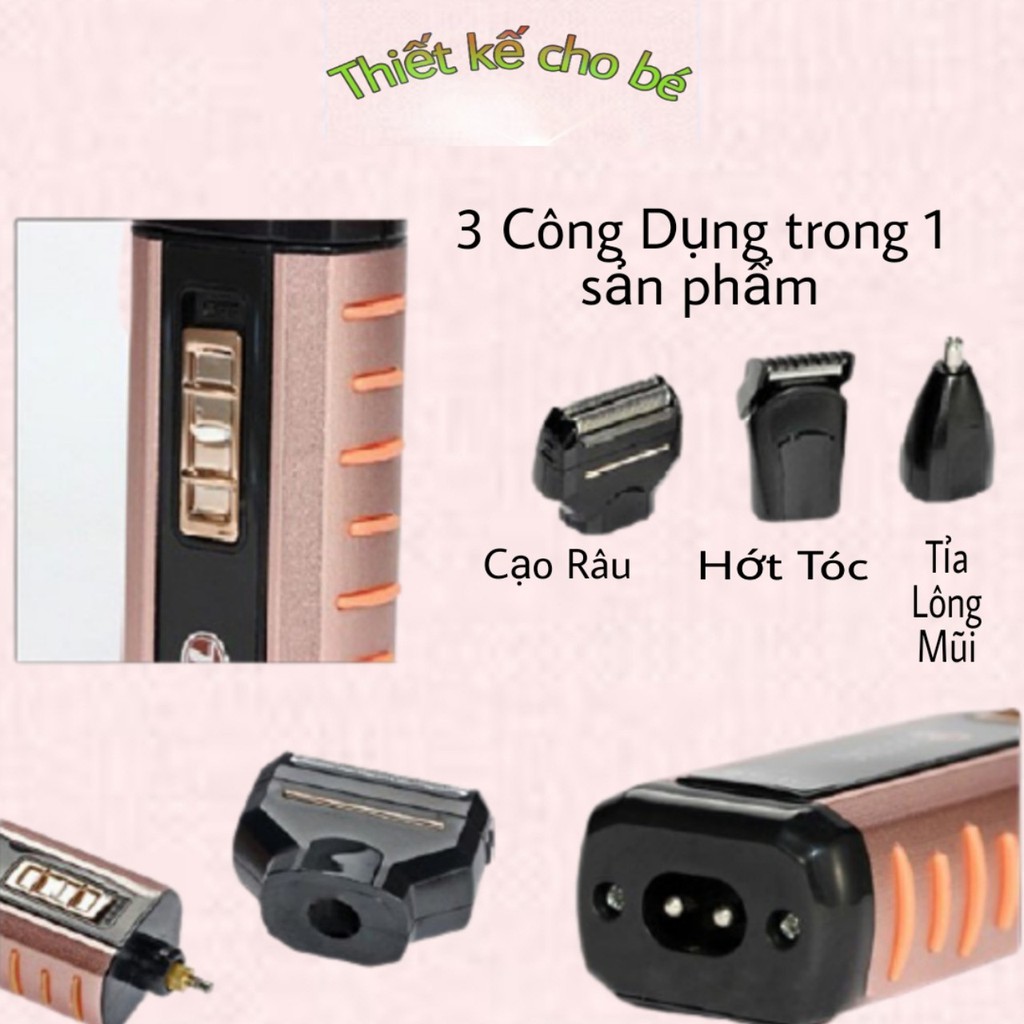 MÁY CẠO RÂU❤️FREESHIP❤️Máy cạo râu Boteng❤️Cạo Râu-Cắt Tóc-Tỉa Lông mũi cao cấp