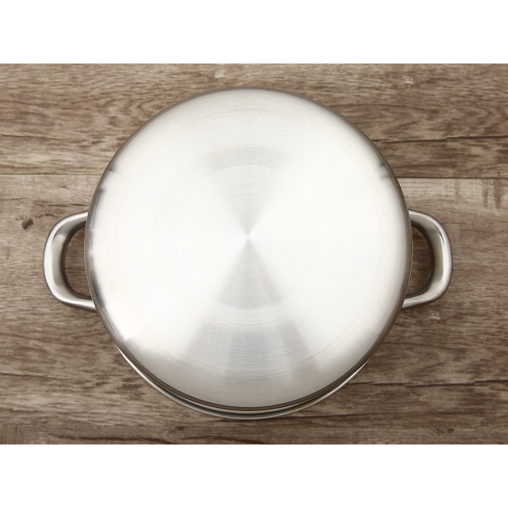 SUPOR- Bộ 3 nồi inox 430 Easycook đáy phẳng size 16/20/24cm, hàng chính hãng tương thích mọi loại bếp