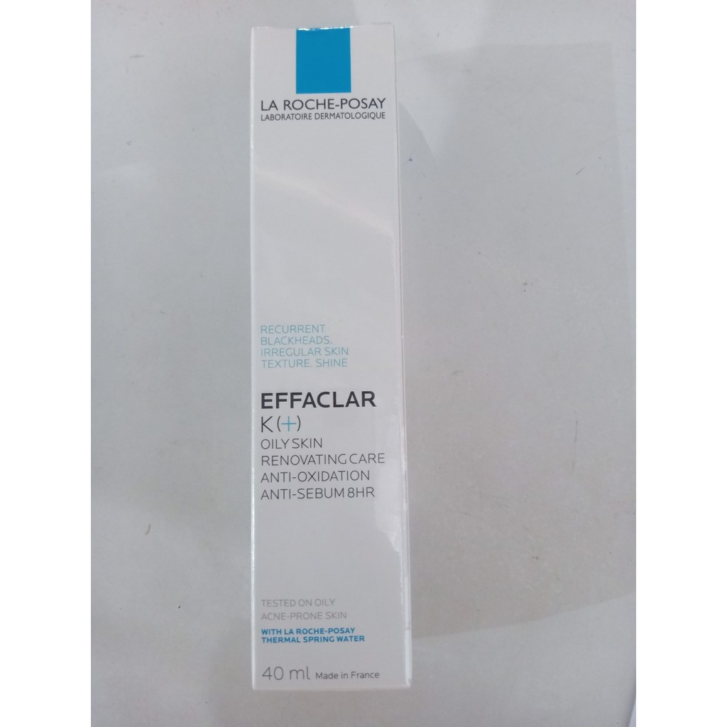 Kem dưỡng giúp cải thiện bề mặt da, giảm mụn đầu đen và giảm bóng nhờn La Roche Posay Effaclar K+ 40ml | BigBuy360 - bigbuy360.vn