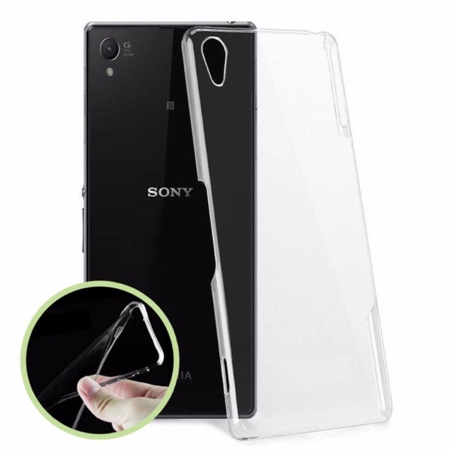 Ốp lưng Silicon trong suốt Sony C4