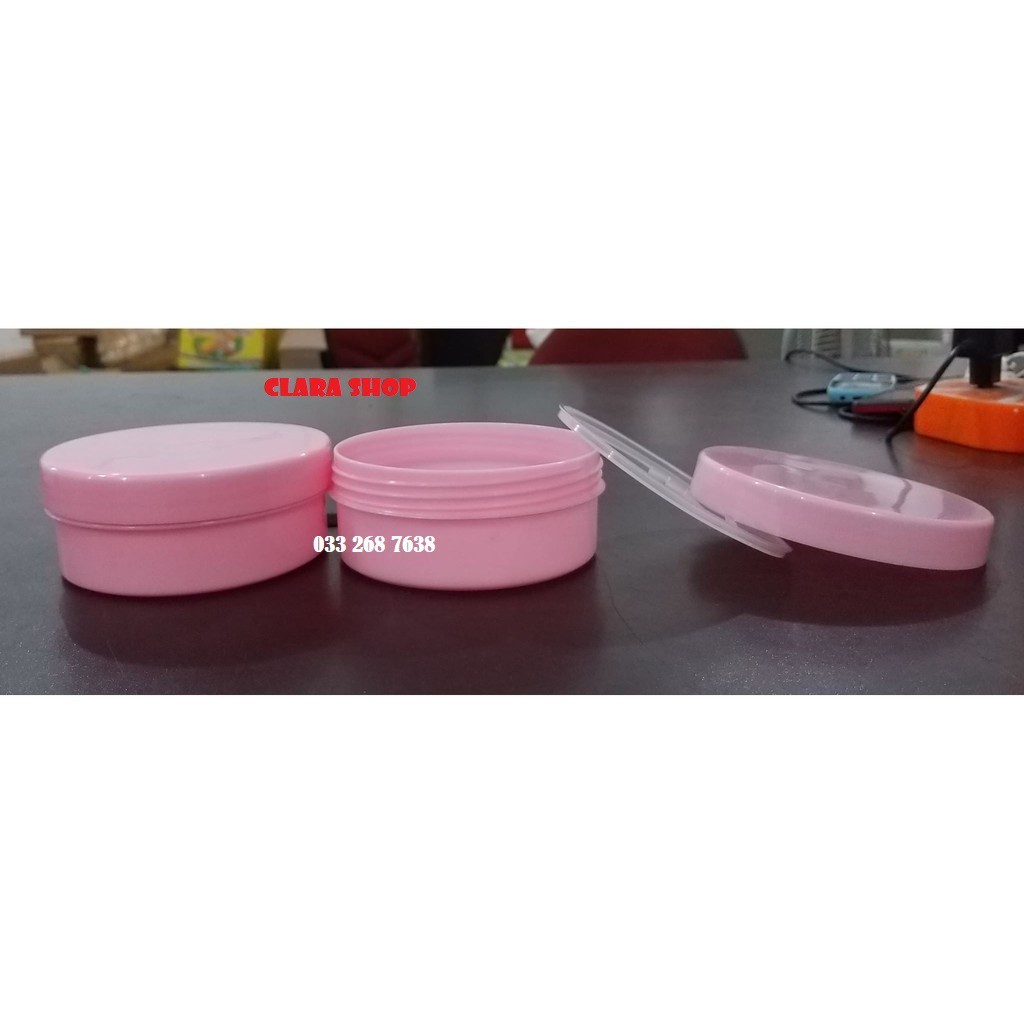 Hủ đựng kem 250g hoa văn trơn (3 màu)