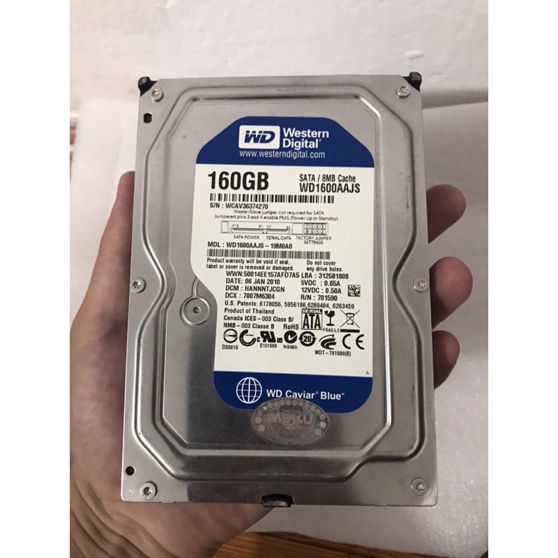 ổ cứng 160gb western