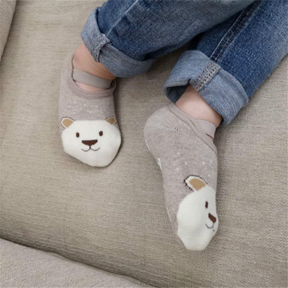 SUSANS Vớ Cotton Mềm Chống Trượt Thoải Mái Khi Tập Đi Cho Trẻ Em