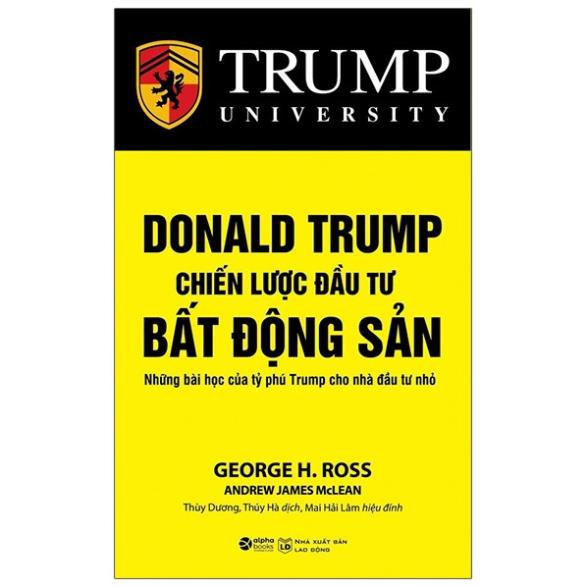 Sách - Donald Trump - Chiến Lược Đầu Tư Bất Động Sản 169k - AlphaBooks