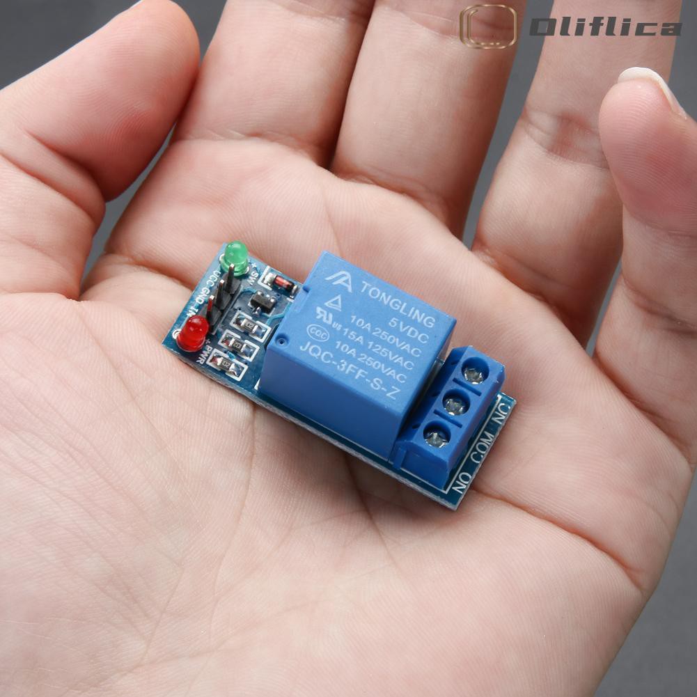 Mới Set 5 Mô Đun Rơ Le 1 Kênh Dc 5v Cho Arduino Raspberry