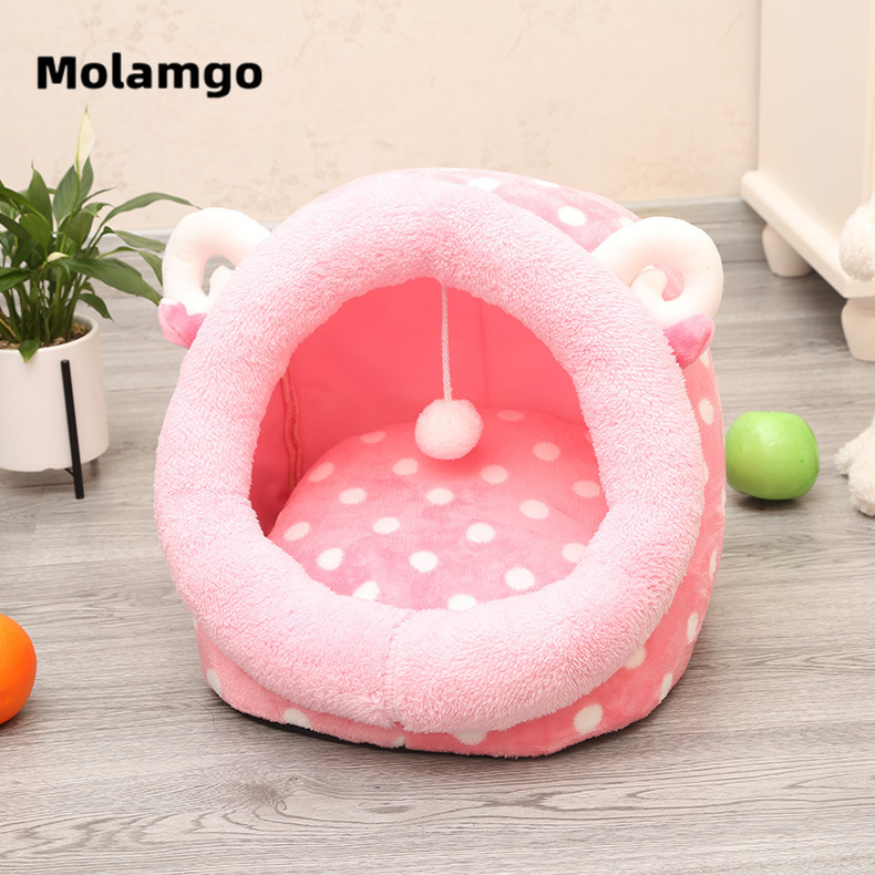 MOLAMGO  Giường ngủ cho thú cưng chó mèo phù hợp 4 mùa tiện dụng