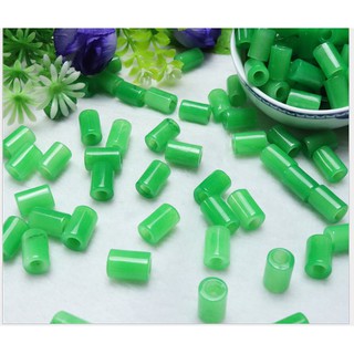 1 viên charm ống xỏ đá lỗ lớn 7.8x11mm mix vòng