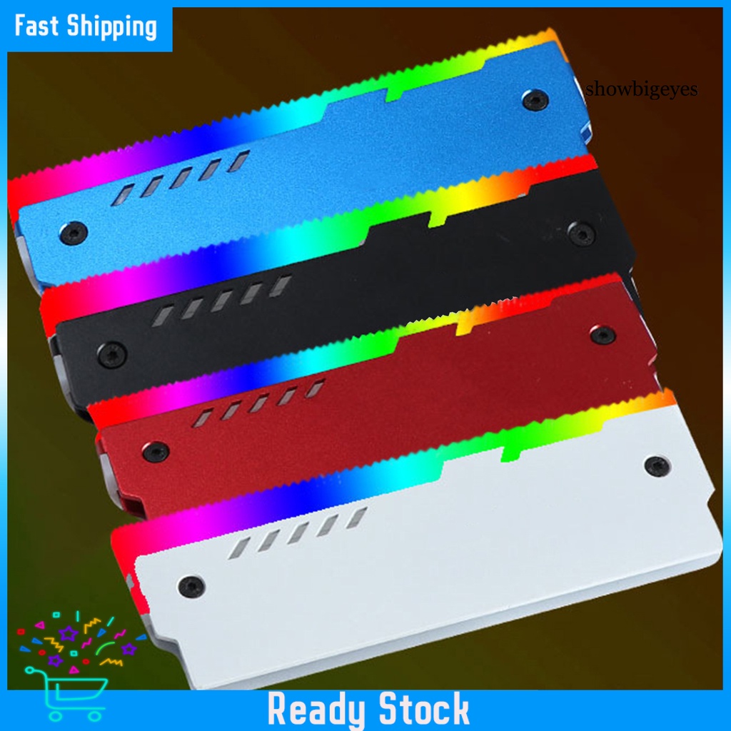 Thanh Tản Nhiệt Ram Máy Tính 5 / 12v Rgb Có Đèn Nền Cho Ddr3 / Ddr4