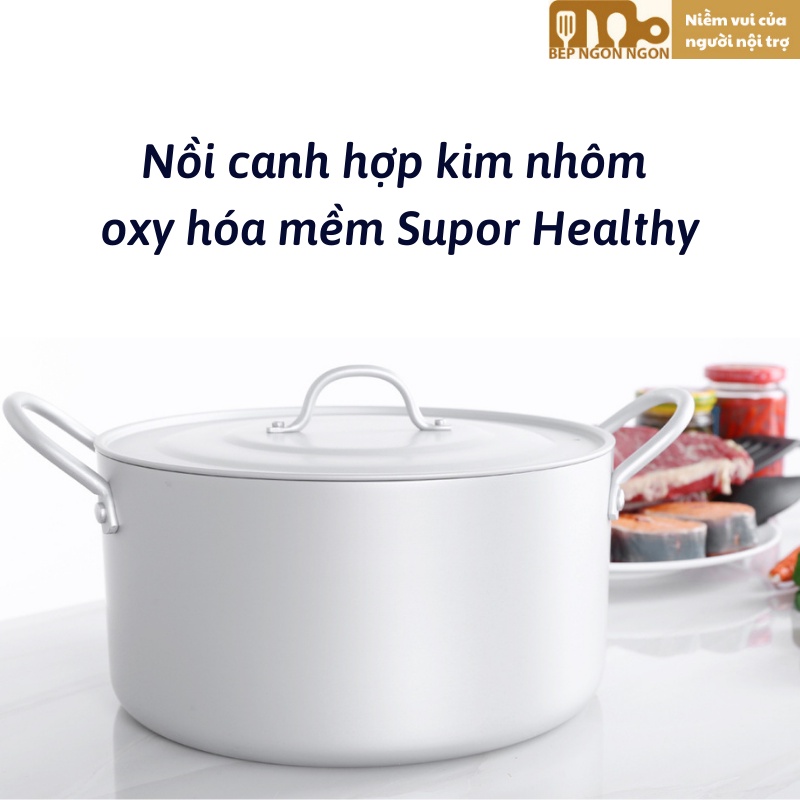 Nồi canh oxy hóa mềm Supor Healthy Stockpot Set