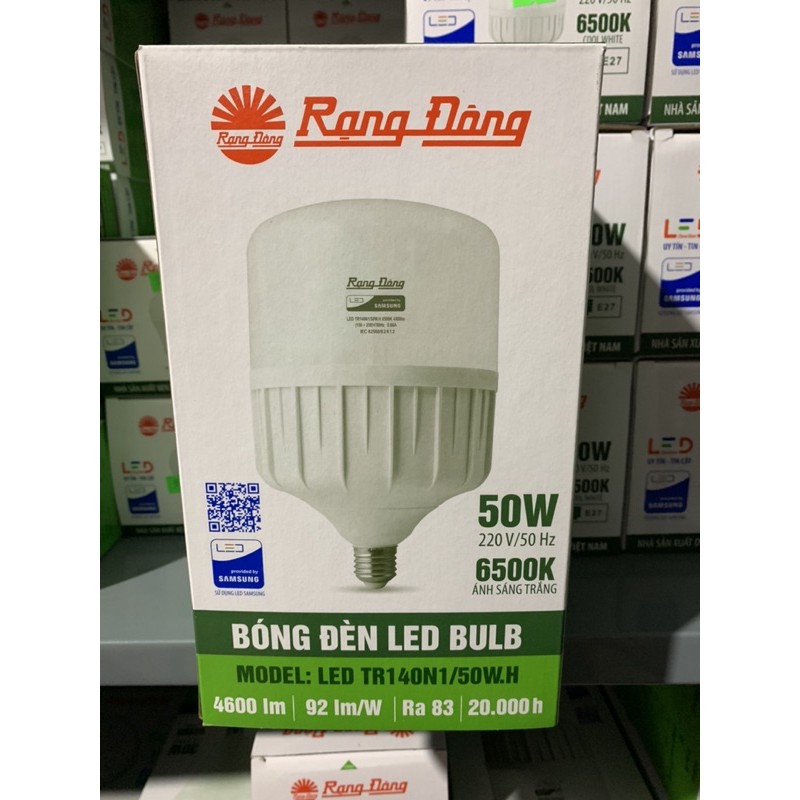 Bóng đèn led bulb Rạng Đông 5w 7w 9w 12w 15w 20w 30w 40w 50w