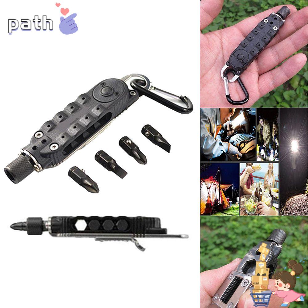 Tua vít kèm cờ lê tích hợp led nhỏ gắn móc khóa sửa chữa đa năng tiện lợi cho dùng ngoài trời