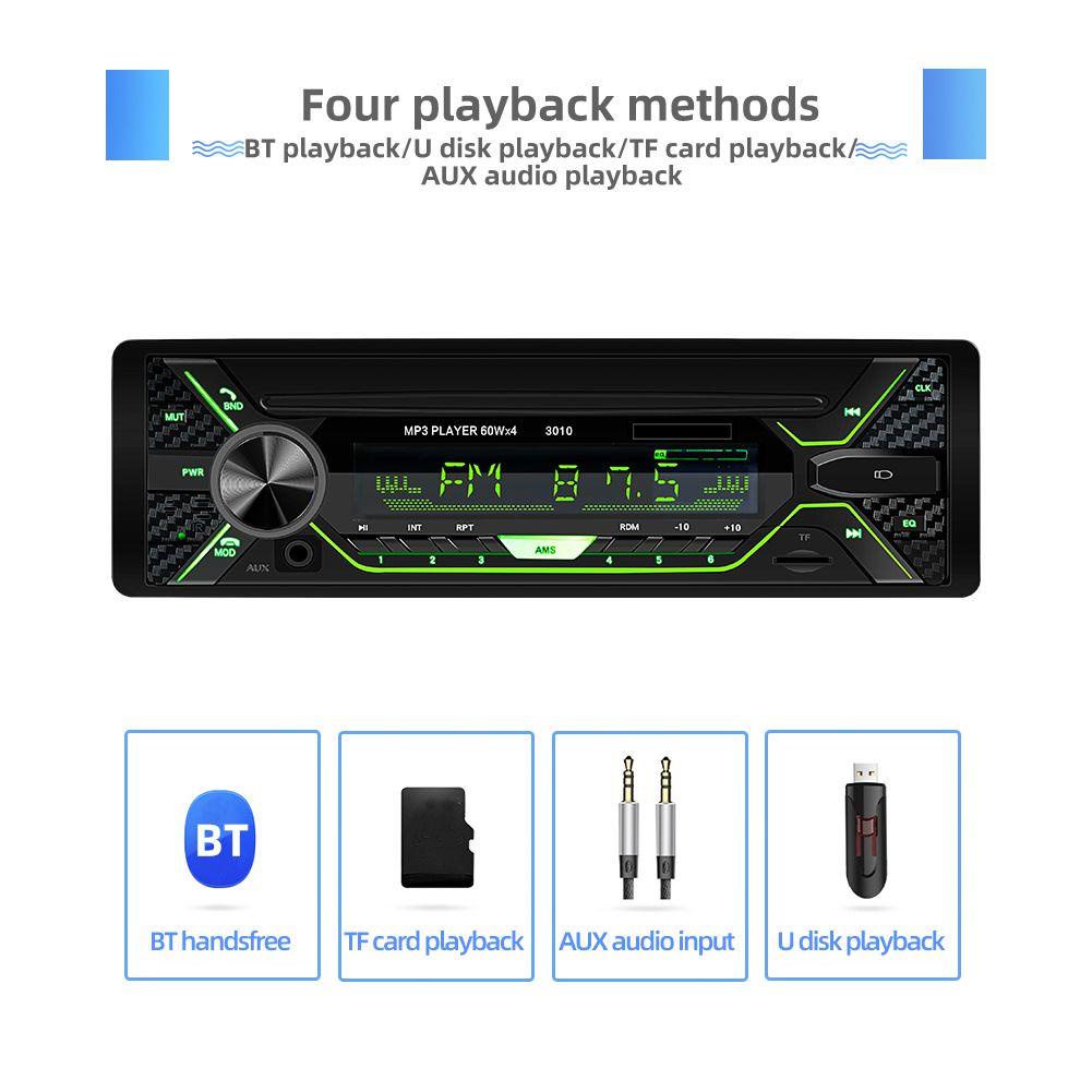 Máy Nghe Nhạc MP3 Kiêm Đài FM / USB / AUX Rảnh Tay Gắn Bảng Điều Khiển Xe Hơi