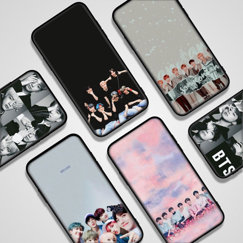 Ốp điện thoại silicon TPU mềm hình BTS cho Redmi 9A 9C 9 Prime 9C NFC 10 Pro 10X K20 Pro