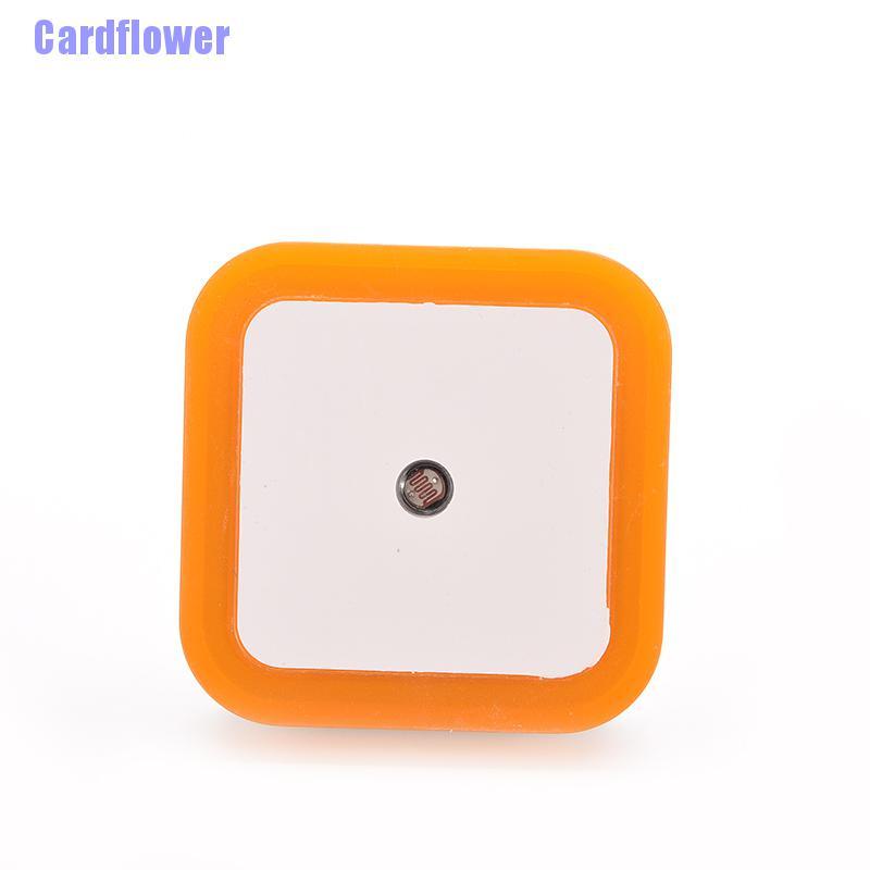 Cardflower  Auto LED Light Induction Sensor Control Bedroom Night Lights Bed Lamp US Plug