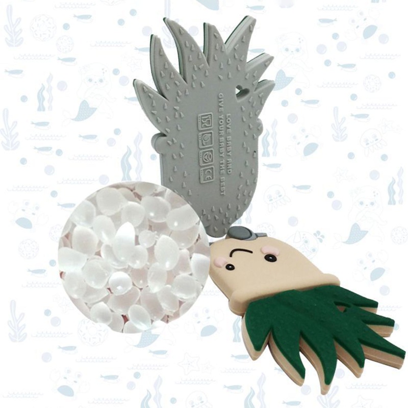 Đồ Chơi Gặm Nướu Hình Cây Xương Rồng Hoạt Hình Bằng Silicon Không BPA An Toàn Thực Phẩm Cho Bé