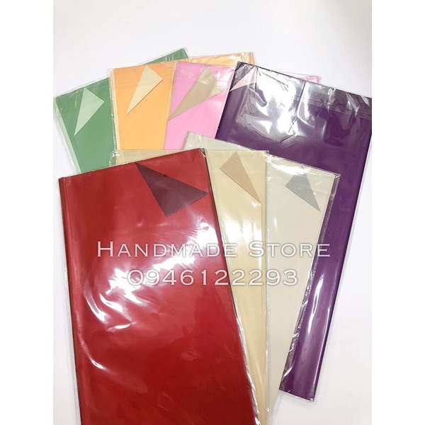 Giấy gói hoa hai mặt  -
