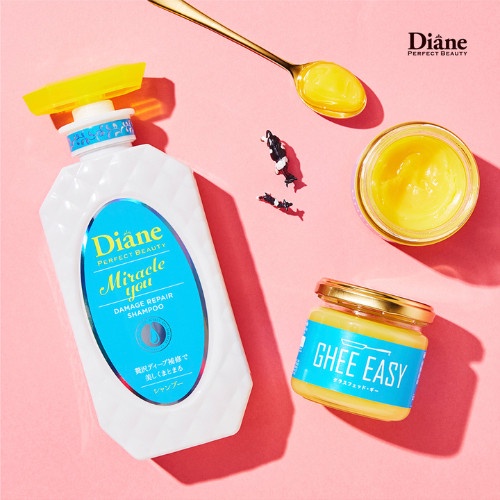 Combo 4 Dầu gội xả + Serum + Mặt nạ tóc dành cho tóc nhuộm tẩy Diane Miracle You Damage Repair & Treatment 450ml*2