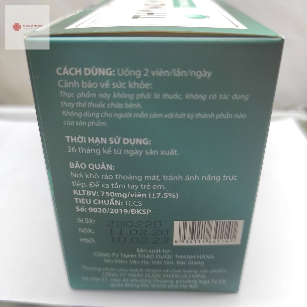 Viên nang mềm THYMO 100 Mới Thymomodulin 80MG - Hộp 60 viên