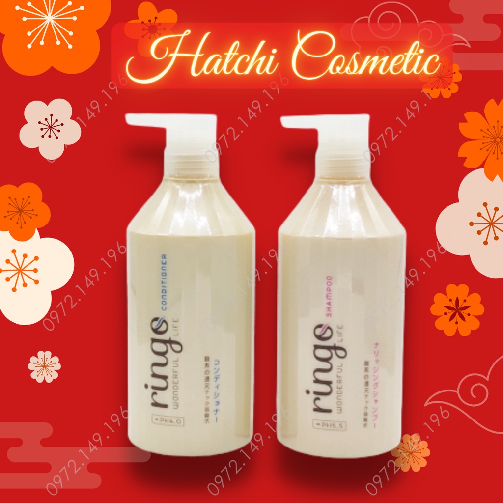 Bộ Dầu Gội - Xả Ringo Phục Hồi Mềm Mượt Ngăn Dầu Gàu 750ml