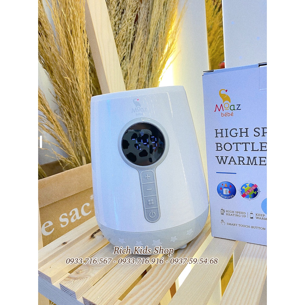 Máy hâm sữa siêu tóc MB021 Moazbebe