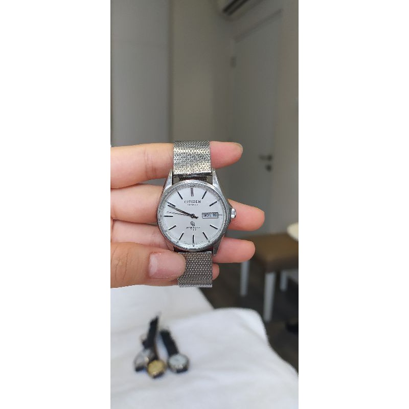 đồng hồ nam casio , Q&Q dây kim loại không gỉ chống nước kích thước mặt 38mm,bảo hành 1 tháng
