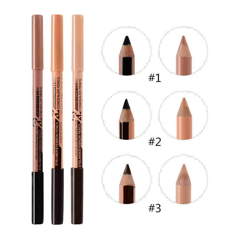 (Hàng Mới Về) Bút Che Khuyết Điểm Kiêm Tạo Khối Hai Đầu Lâu Trôi Chống Thấm Nước Trang Điểm Chuyên Nghiệp | BigBuy360 - bigbuy360.vn