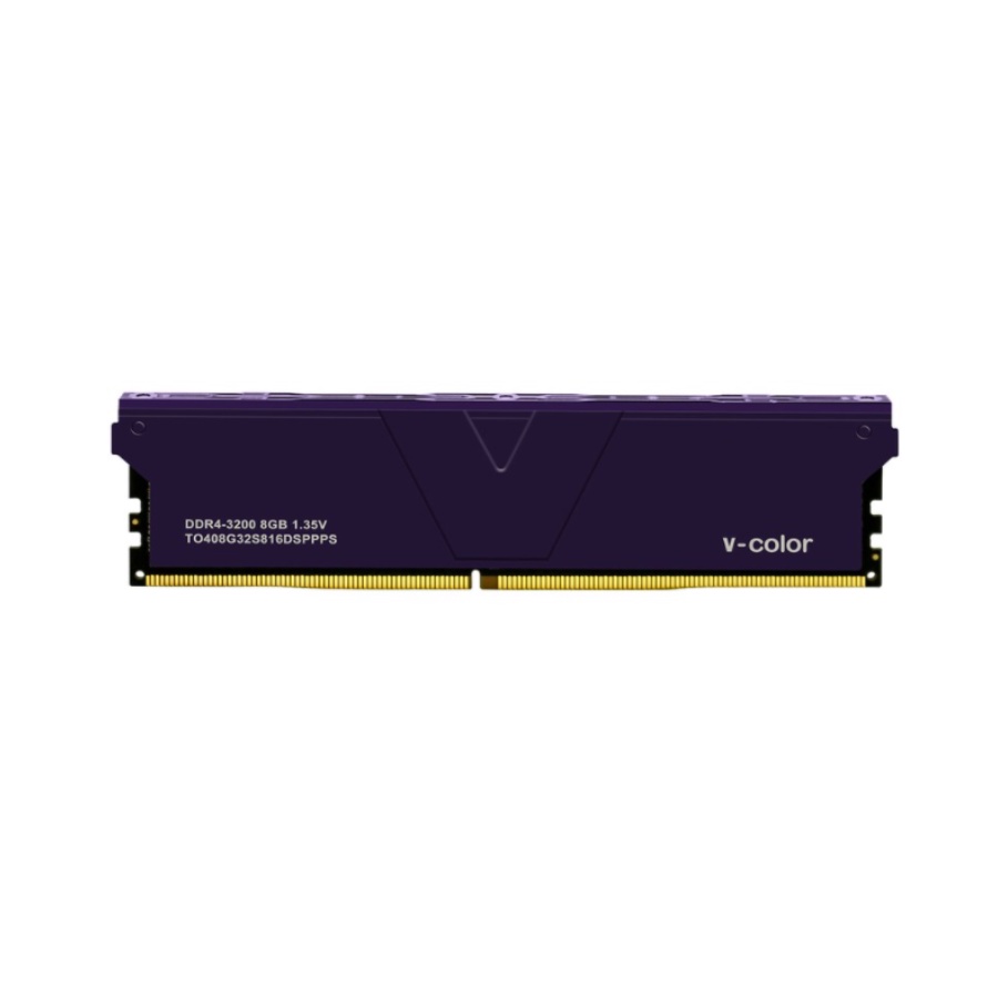 [Mã BMBAU300 giảm 10% đơn 499K] Ram PC V-Color DDR4 8GB 3200MHz Skywalker Plus UDIMM 1.35V Tím