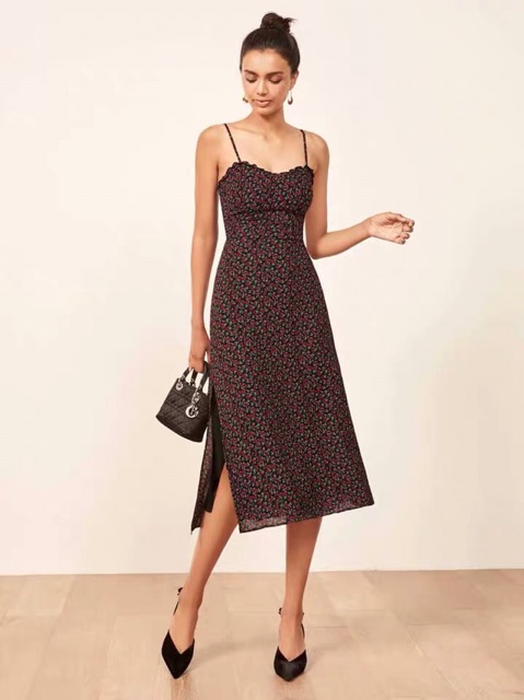 Váy 2 dây dáng dài