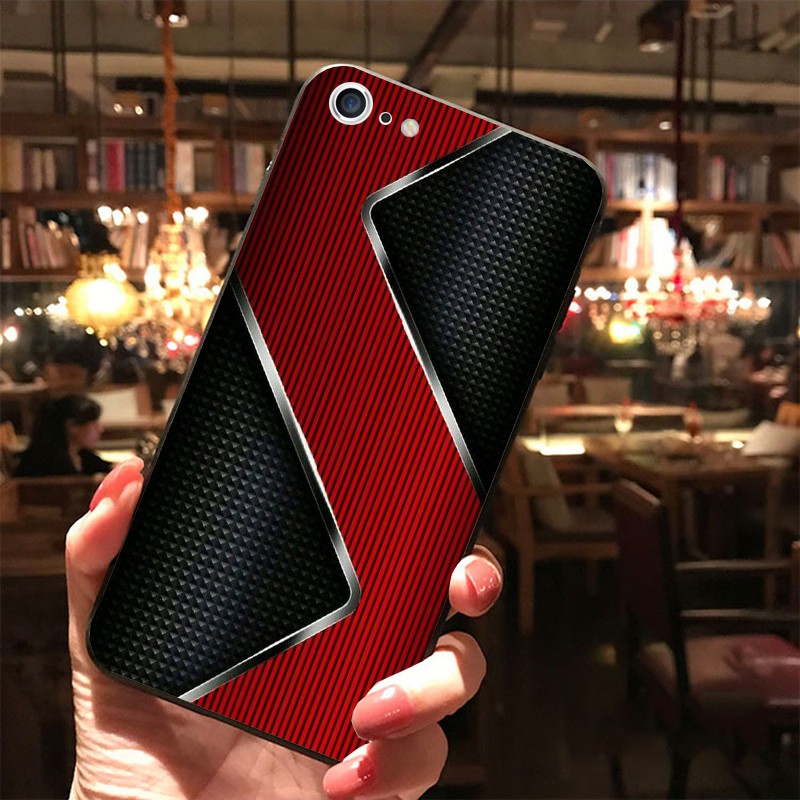 Ốp iphone 6 PLUS 6S PLUS in hình laser red 3d siêu đẹp phủ kính cường lực